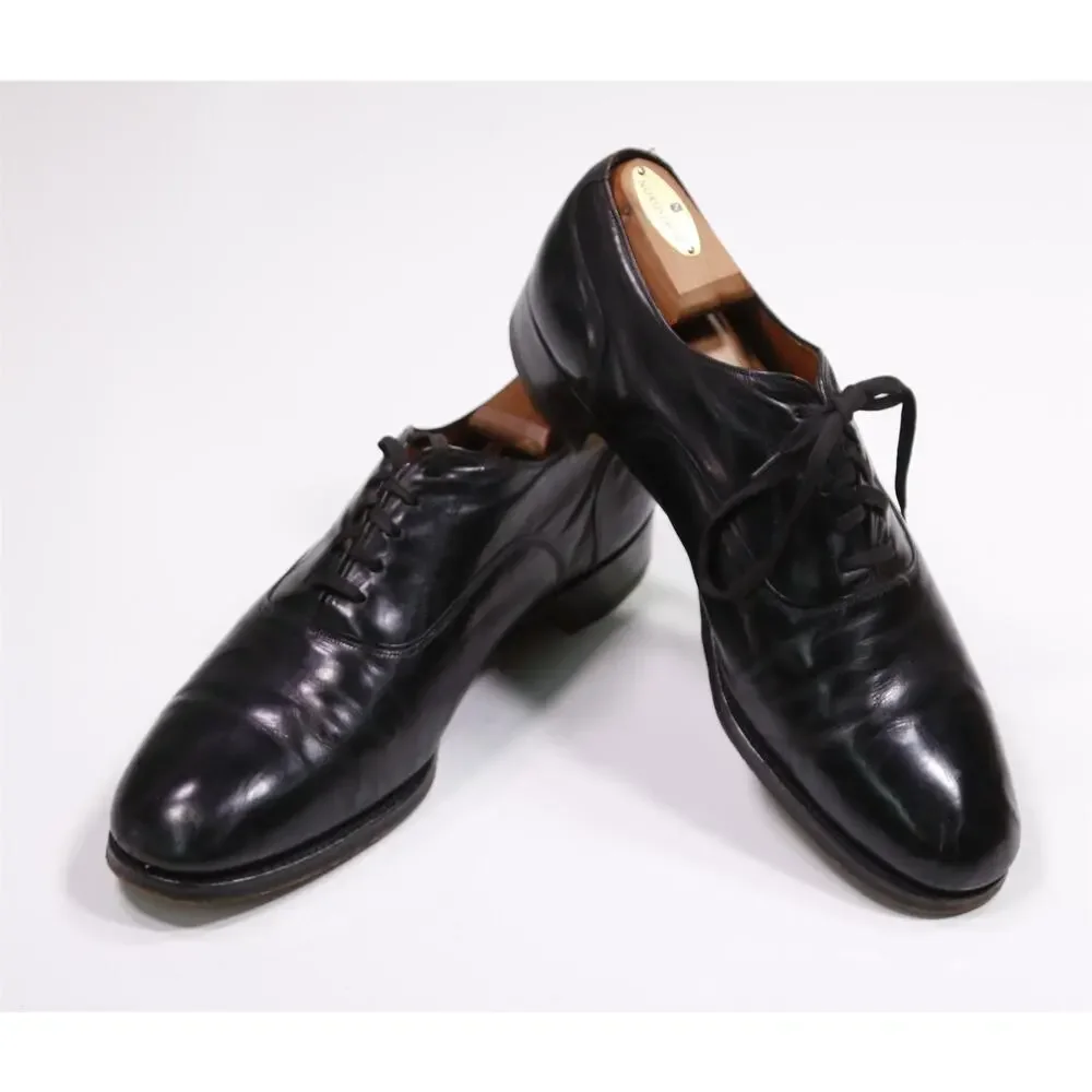 Cole Haan Made in England Black Lace-Up Oxford Leather Dress Shoes Mens 11 D